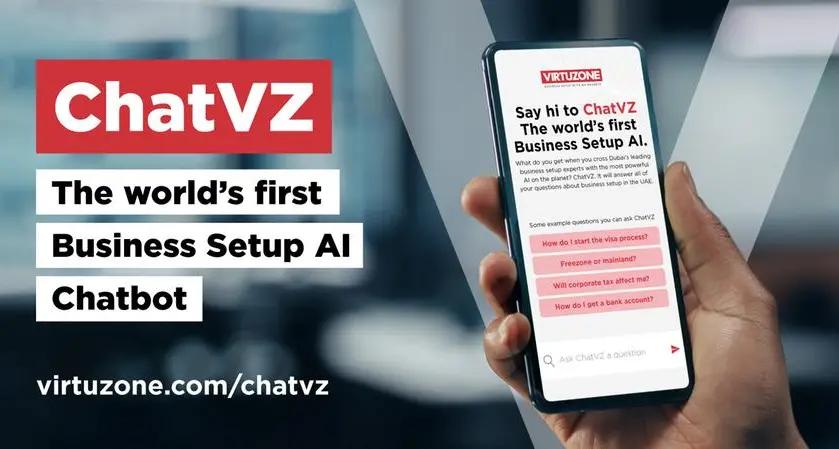 Virtuzone pioneers the world’s first business setup AI chatbot: ChatVZ