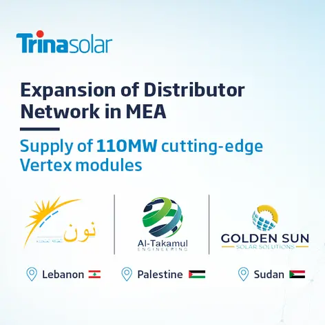 Trinasolar announces strategic partnerships to advance renewable energy in the Middle East and Africa