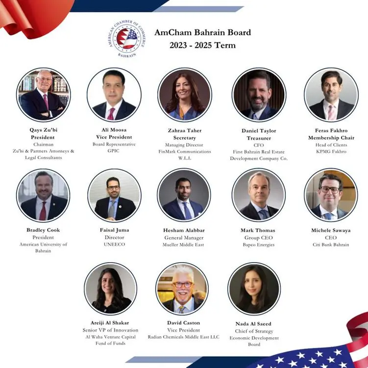 AmCham Bahrain announces newly elected board members