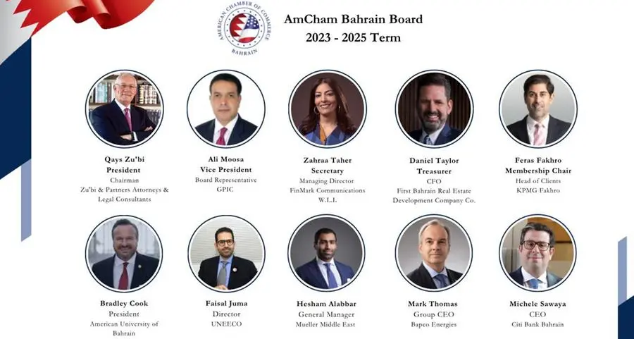 AmCham Bahrain announces newly elected board members