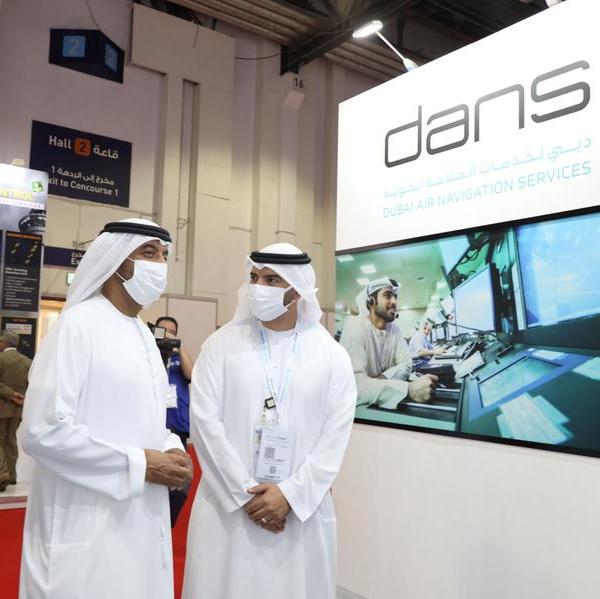Dans briefs His Highness Sheikh Ahmed on achievements at Airport Show