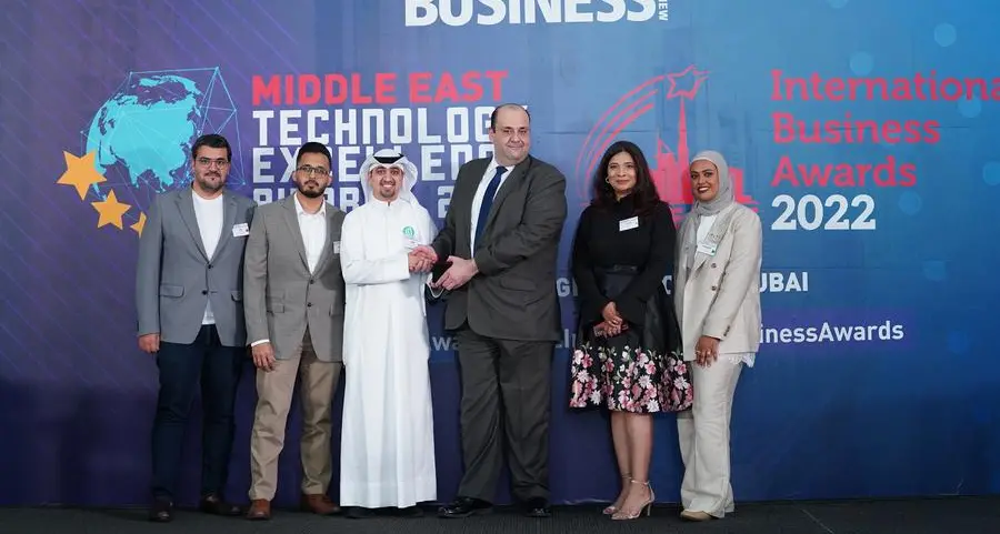 Middle East Technology Excellence Award 2022 for Startup - Food & Beverage was presented to COFE App