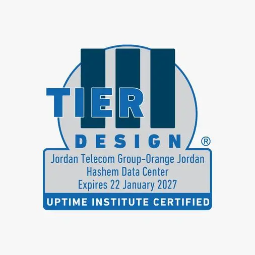Orange Jordan wins the globally prestigious “Tier III Design” certificate in data center design