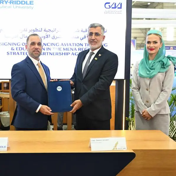 Gulf Aviation Academy announces partnership with Embry-Riddle Aeronautical University