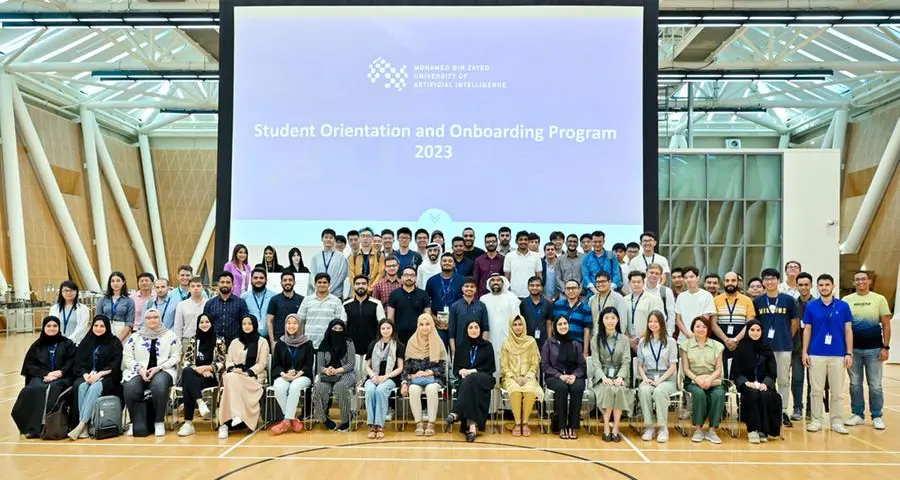 MBZUAI welcomes the largest and most diverse cohort of 142 students from 34 countries