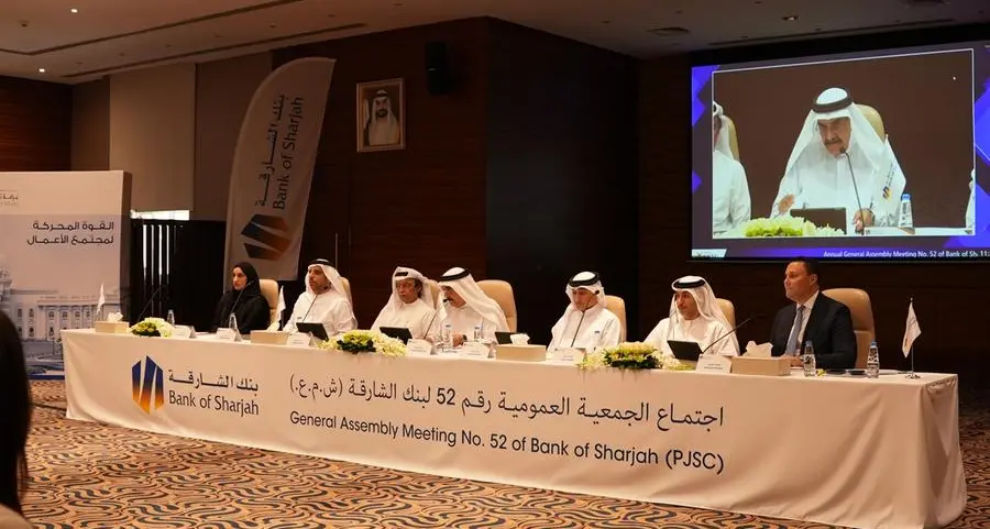 Bank of Sharjah convenes its 52nd Annual General Assembly meeting