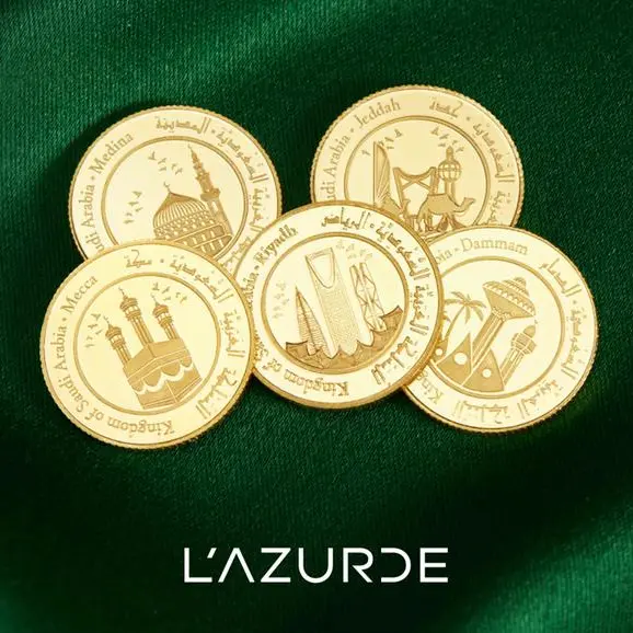 L’azurde celebrates Saudi National Day with 5 exclusive gold coins