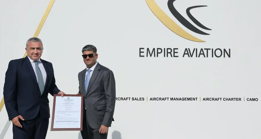 Empire Aviation Group becomes the first independent CAR CAMO in the Middle East approved by San Marino Civil Aviation Authority