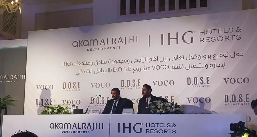 Saudi-Egyptian JV AkamAlRajhi appoints IHG to manage 5-star hotel on the North Coast\n