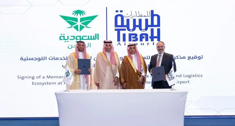 Saudia Cargo and Tibah Airports Operation Company partner to enhance logistics services in Madinah