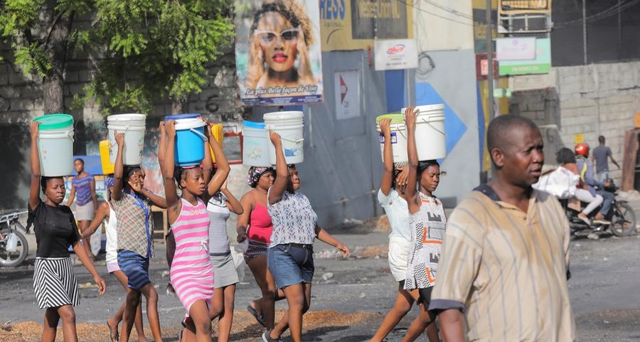 Haiti unrest worsens misery as residences face water shortage