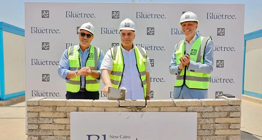 SKY AD. Developments lays foundation stone and commences construction of its third Egyptian project, Bluetree