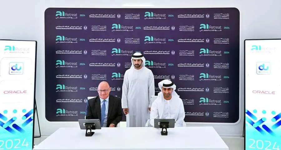 Du to launch hyperscale cloud and sovereign AI services for the UAE government with Oracle Alloy