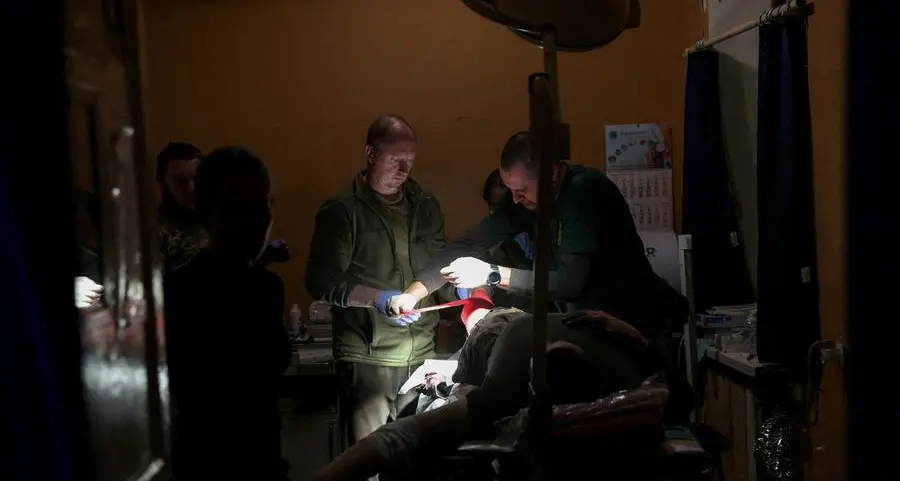 Ukrainian army doctors battle to save lives on front line