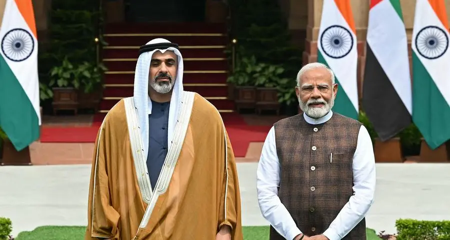 Abu Dhabi's Crown Prince, Indian PM discuss strengthening relations