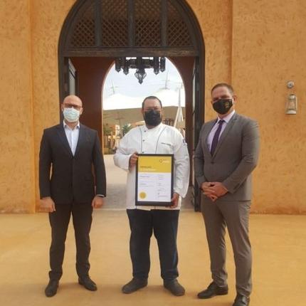 Intertek Cristal awards Major Sharjah Collection by Mysk the Luxury Hotel Chain Food Safety Certification