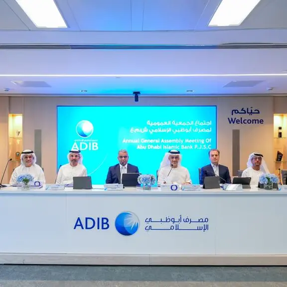 ADIB shareholders approve AED 3.5bln cash dividend at Annual General Meeting, equivalent to 97.05 fils per share