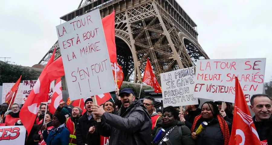 Eiffel Tower closed for fourth day as staff strike