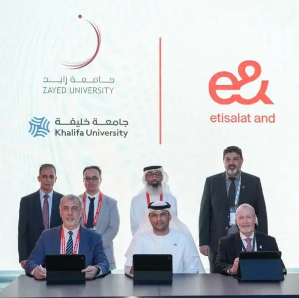 E&, Khalifa University and Zayed University sign landmark agreement to establish UAE 6G Innovation Hub and Testbeds