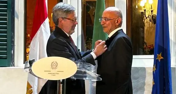 Eng. Khaled AbuBakr bestowed with Italy’s “Cavaliere” honor