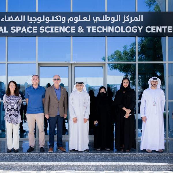 NASA delegation visits National Space Science and Technology Center, UAEU