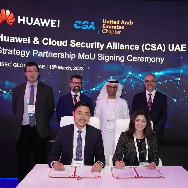 Huawei and Cloud Security Alliance UAE Chapter to jointly promote industry standards in cloud security