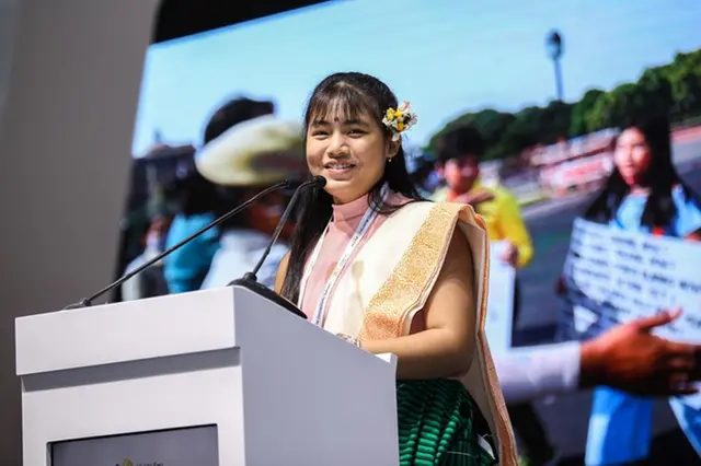 Young Climate Activist Licypriya Kangujam urges Global Leaders at Middle East Energy Summit : ‘If You Can’t Fix It, Don’t Break It’