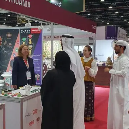 A great turnout for Lithuania's pavilion at the Abu Dhabi International Food exhibition