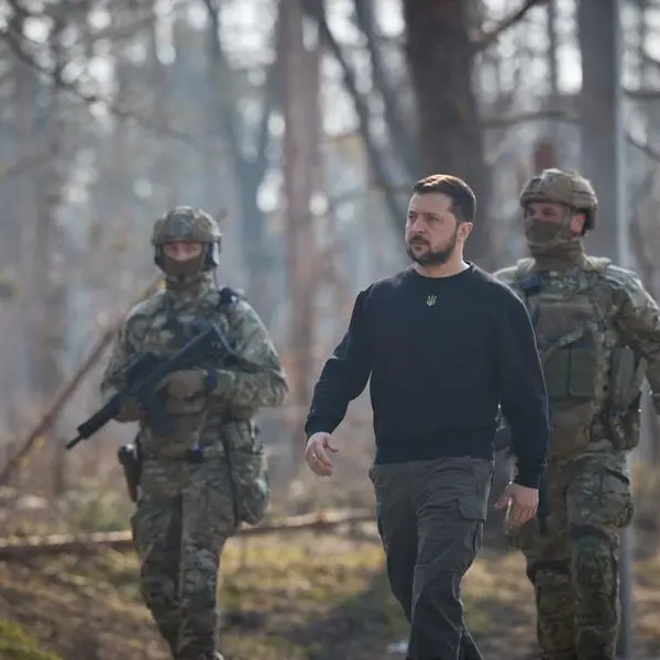 Zelenskiy visits troops near frontline city of Bakhmut