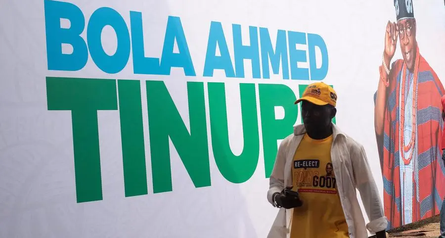 Nigeria's Tinubu rallies in Lagos powerbase before election