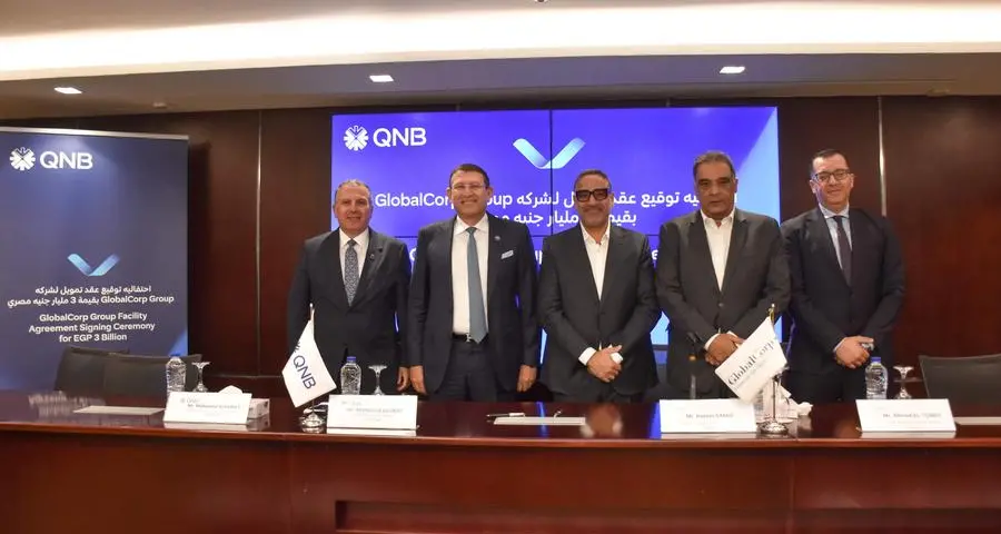 QNB Egypt grants GlobalCorp Financial Services EGP 3bln credit facility for financial leasing and real estate financing
