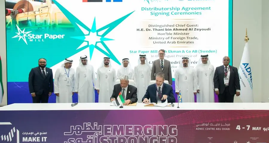 Star Paper Mill inks milestone partnerships with Sweden, Austrian entities, strengthen UAE’s global trade leadership