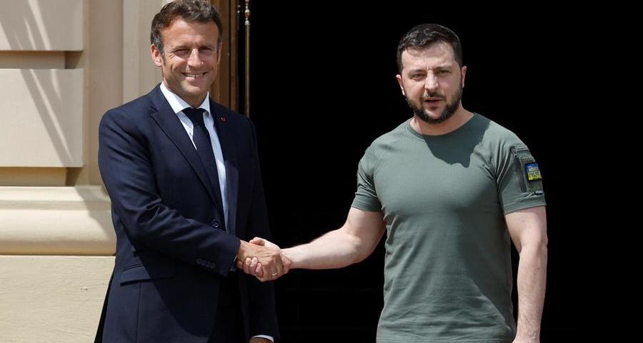 France's Macron meets Ukraine's Zelenskiy in Kyiv for first time since war began