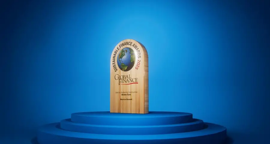 Boursa Kuwait recognized by Global Finance for its outstanding financial leadership in community sustainability