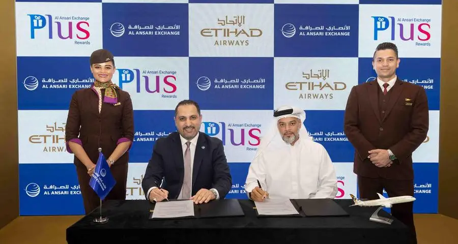 Al Ansari Exchange signs a strategic partnership with Etihad Airways