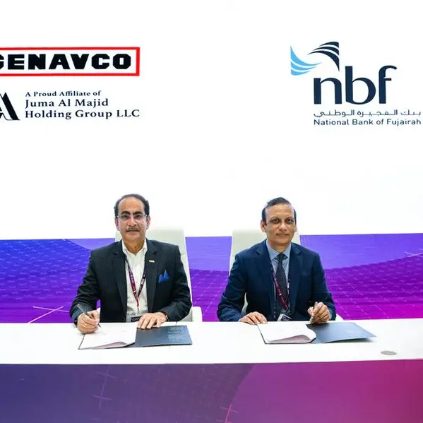 National Bank of Fujairah and GENAVCO sign MoU to strengthen equipment financing across key industrial sectors