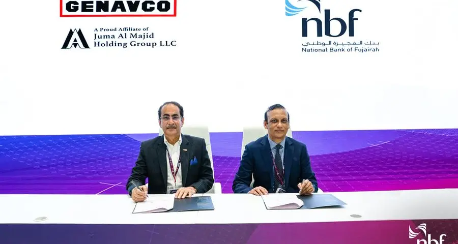 National Bank of Fujairah and GENAVCO sign MoU to strengthen equipment financing across key industrial sectors
