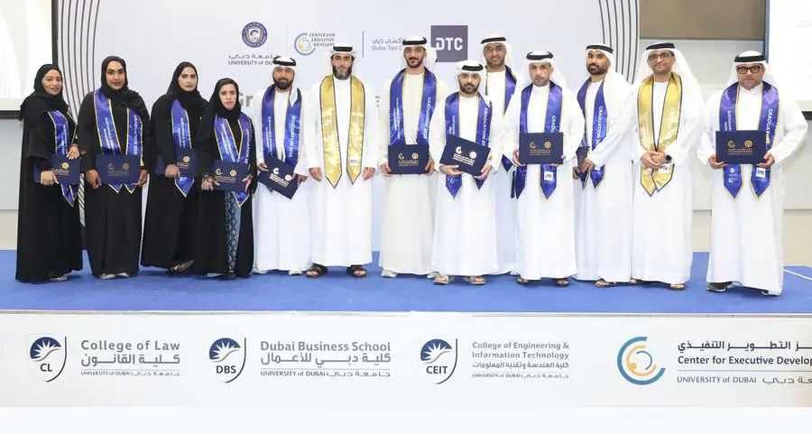 Dubai Taxi Company celebrates first diploma graduates in Sustainable Operations Management with University of Dubai