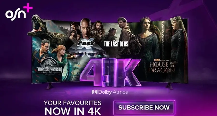 OSN+ launches premium plan with 4k UHD and Dolby Atmos for an enhanced viewing experience