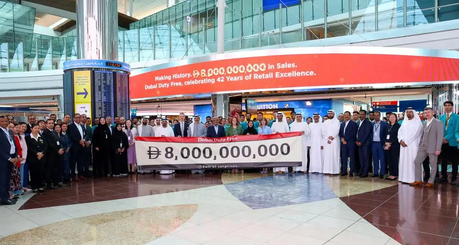Dubai Duty Free mark retail milestone - crossing AED 8bln in sales