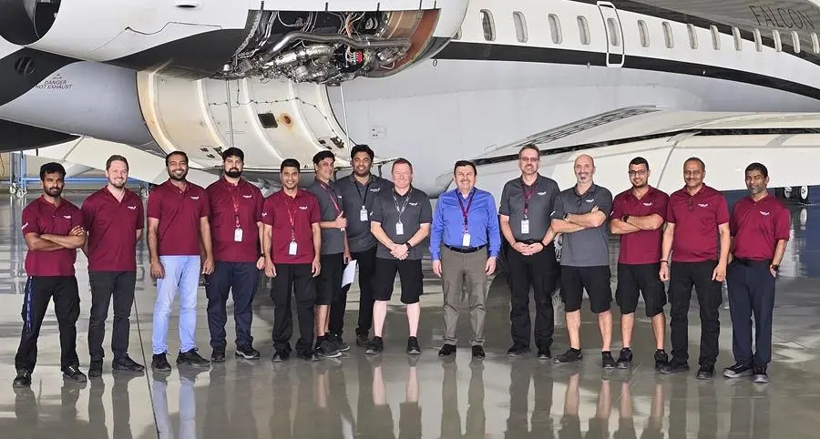 Falcon begins first base maintenance on Falcon’s Global Express XRS