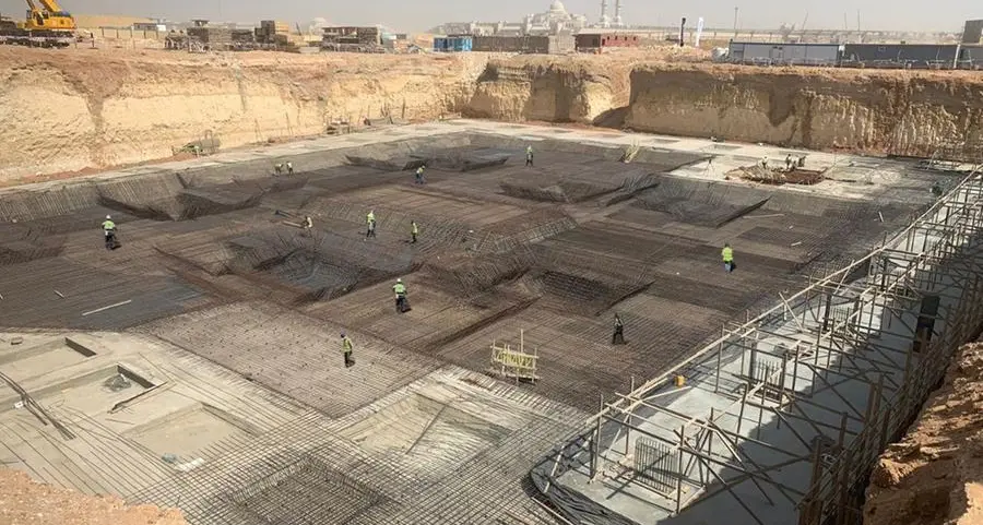 Nakheel Developments starts a strong construction work in \"𝐓𝐫𝐢𝐨 𝐕 𝐓𝐨𝐰𝐞𝐫\" project in the NAC