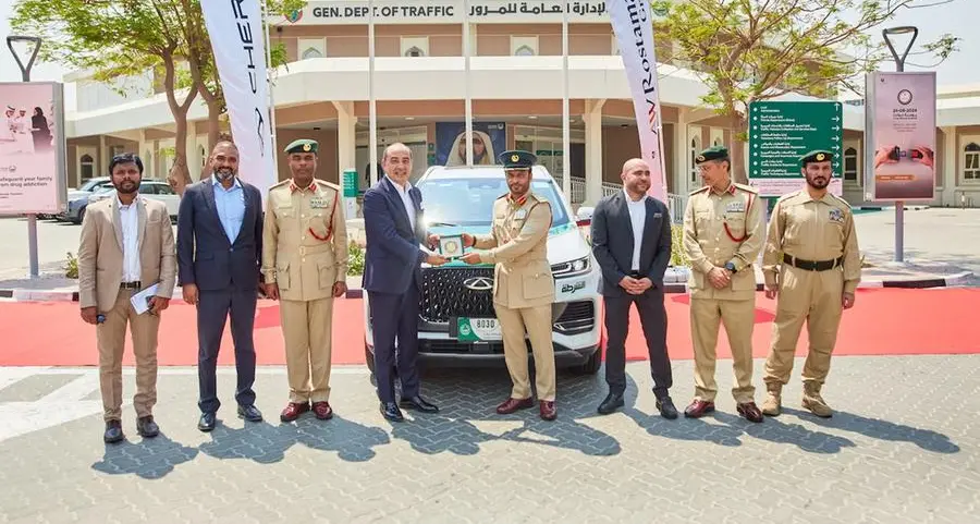 Dubai Police adds new Chery TIGGO 8 Plug-in Hybrid Electric Vehicle to its traffic patrol fleet