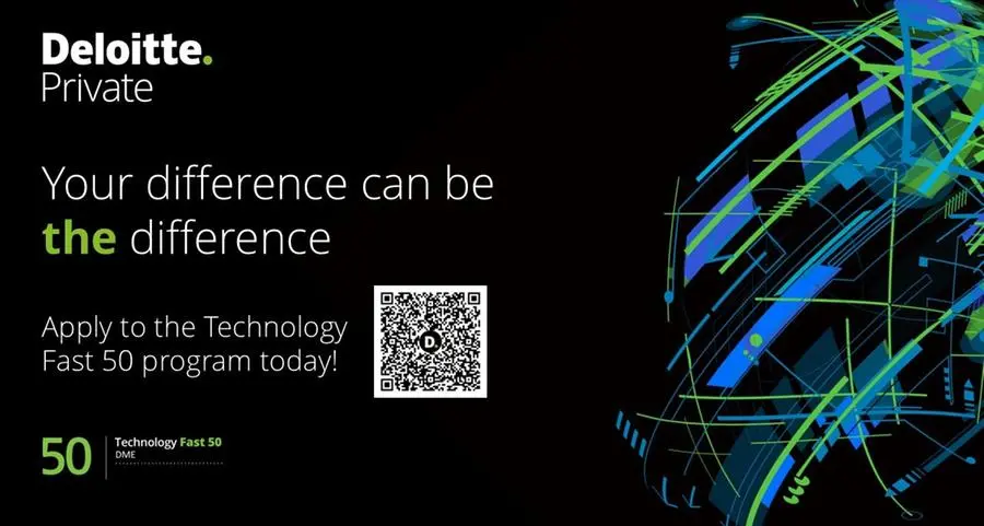Deloitte Middle East opens applications for the fifth edition of Technology Fast 50 Program