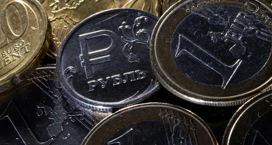 Russian rouble steadies as exporters prepare for month-end tax payments