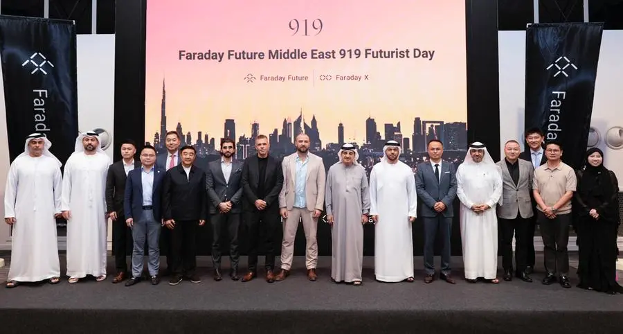 Faraday Future Middle East hosts first 919 Futurist Day and exclusive FX SuperOne preview