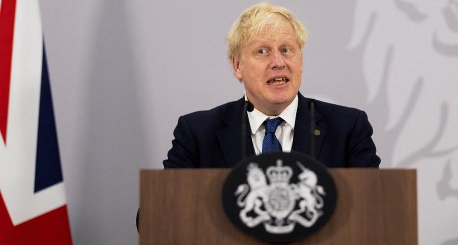 UK's Johnson says he wants to protect steelmakers from energy costs