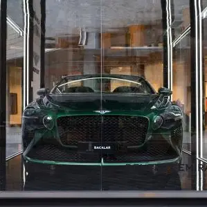 Bentley's pinnacle of coachbuilding, the Bacalar, has been exhibited for the first time in the UAE