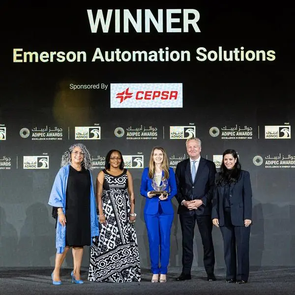 Emerson wins award for setting benchmarks in diversity at ADIPEC 2022