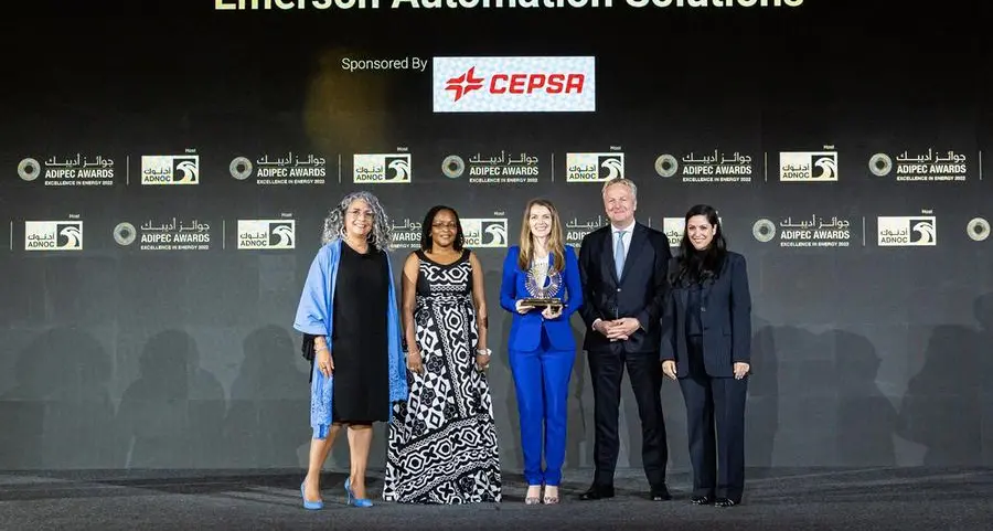 Emerson wins award for setting benchmarks in diversity at ADIPEC 2022